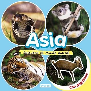 ASIA DESCUBRE EL MUNDO ANIMAL ( CON PEGATINAS ) | 9788424116637 | EVEREST