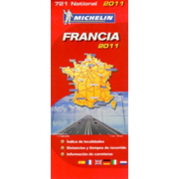 MAPA FRANCIA 721 2011 | 9782067155022 | 721