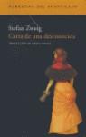 CARTA DE UNA DESCONOCIDA  N-21 | 9788495359476 | ZWEIG, STEFAN