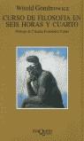 CURSO DE FILOSOFIA EN SEIS HORAS Y CUARTO | 9788483105320 | GOMBROWICZ, WITOLD