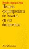 HISTORIA CONTEMPORANEA DE NAVARRA EN SUS DOCUMENTOS | 9788434428812 | VAZQUEZ DE PRADA, MERCEDES