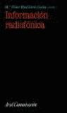 INFORMACION RADIOFONICA | 9788434412927 | MARTINEZ COSTA, M.PILAR (COORD.)