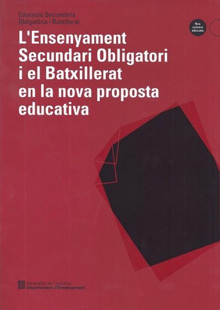 ENSENYAMENT SECUNDARI OBLIGATORI I EL BATXILLERA,L | 9788439323600