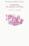 VERSIONS DE POESIA ANTIGA | 9788429750843 | SERRALLONGA, SEGIMON