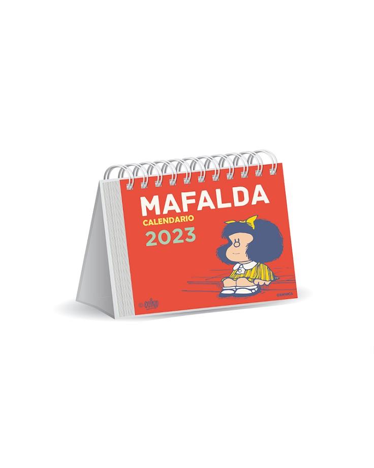 MAFALDA 2023, CALENDARIO ESCRITORIO ROJO | 9789878935089 | QUINO