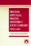 PROCESOS ESPECIALES PROCESO MONITORIO Y JUICIO CAMBIARIO | 9788478796298 | ORTIZ GUTIERREZ, M.CRUZ