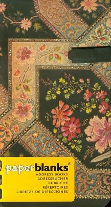 FILIGRANA FLORAL EBANO DELGADO AGENDA DIRECCIONES 90X180MM | 9781439712306 | VV.AA.