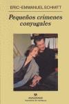 PEQUEÑOS CRIMENES CONYUGALES | 9788433970770 | SCHMITT, ERIC-EMMANUEL