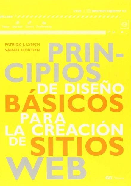 PRINCIPIOS DE DISEÑO BASICOS PARA LA CREACION WEB | 9789688873847 | LYNCH, PATRICK J.