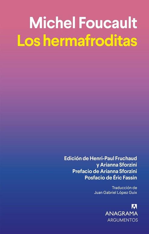 HERMAFRODITAS | 9788433951069 | FOUCAULT, MICHEL