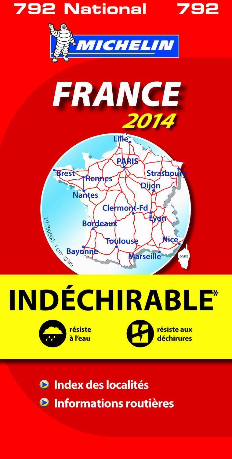 MAPA NATIONAL FRANCIA "ALTA RESISTENCIA" | 9782067191778 | VARIOS AUTORES