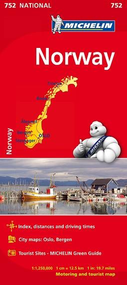 MAPA NATIONAL NORUEGA | 9782067172784 | VV.AA.