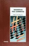 MATEMATICAS PARA ECONOMISTAS | 9788436804874 | COSTA REPARAZ, EMILIO