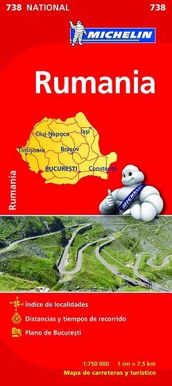 MAPA RUMANIA 738 | 9782067172111 | AA.VV