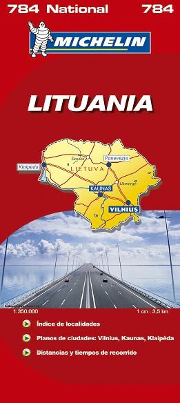 MAPA LITUANIA 784 | 9782067129078 | AA.VV.