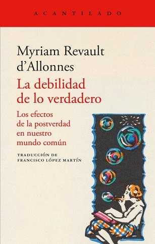 DEBILIDAD DE LO VERDADERO | 9791387964252 | REVAULT D'ALLONNES, MYRIAM