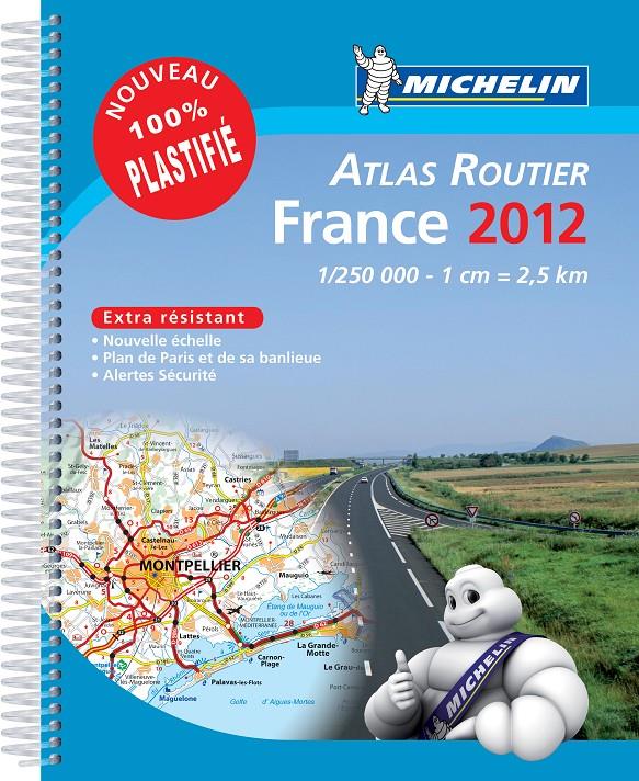 ATLAS MICHELIN FRANCIA 2012 (PLASTIFIÉ) | 9782067167001 | VARIOS AUTORES
