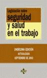 LEGISLACION SOBRE SEGURIDAD Y SALUD EN EL TRABAJO (2002) | 9788430938933 | GONZALEZ BIEDMA, EDUARDO