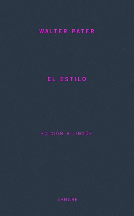 ESTILO, EL (BILINGUE) | 9788493238155 | PATER, WALTER