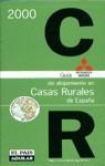 GUIA DE ALOJAMIENTOS EN CASAS RURALES ESPAÑA 2000 | 9788403596122 | VARIS