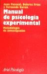 MANUAL DE PSICOLOGIA EXPERIMENTAL | 9788434408685 | PASCUAL, JUAN