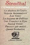 CRONICAS ITALIANAS | 9788420617473 | STENDHAL