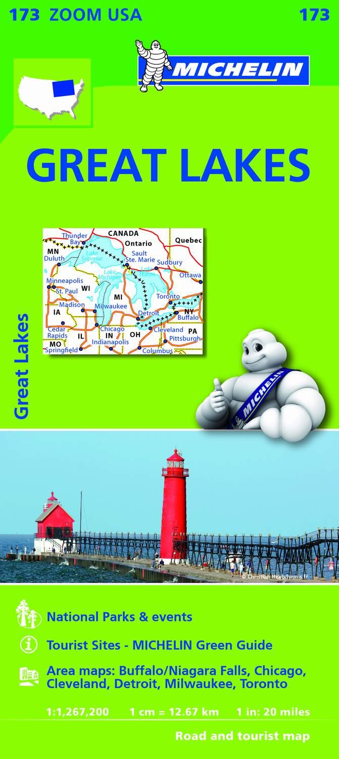 MAPA ZOOM USA GREAT LAKES | 9782067190849 | VARIOS AUTORES