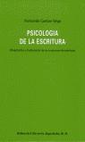 PSICOLOGIA DE LA ESCRITURA | 9788433105127 | CUETOS VEGA, FERNANDO