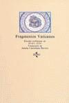 FRAGMENTOS VATICANOS | 9788430916535 | D'ORS, ALVARO'