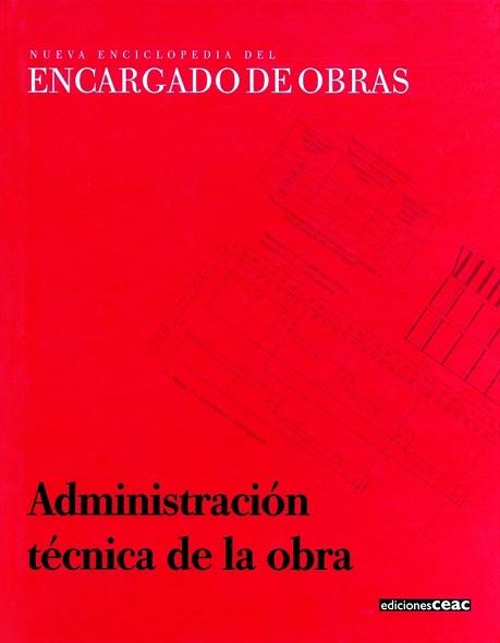 ADMINISTRACION TECNICA DE LA OBRA | 9788432926211 | VARIS
