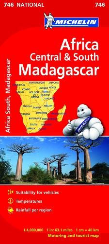 MAPA NATIONAL ÁFRICA CENTRO-SUR, MADAGASCAR | 9782067172555 | VV.AA.