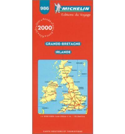 MAPA 986 GRAN BRETAÑA IRLANDA (2000) | 9782060986180 | VARIS