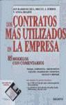 CONTRATOS MAS UTILIZADOS EN LA EMPRESA, LOS | 9788423416646 | BARRENECHEA, JON
