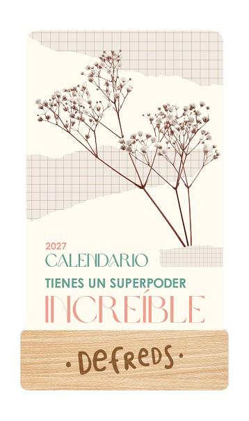 CALENDARIO MESA DE TARJETAS 2027 - DEFREDS | 9788419434463 | DEFREDS