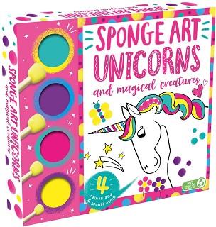 SPONGE ART UNICORNS AND MAGICAL CREATURES | 9781837710676 | IGLOOBOOKS