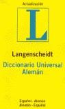 DICCIONARIO UNIVERSAL ALEMAN | 9783468978005 | VARIS
