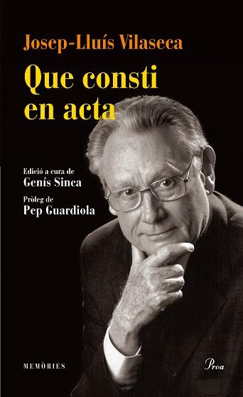 QUE CONSTI EN ACTA | 9788475884615 | VILASECA, JOSEP LLUÍS
