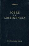 SOBRE LA ABSTINENCIA | 9788424909307 | PORFIRIO