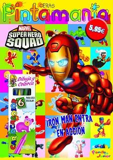 SSUPER HERO SQUADS. PINTAMANÍAS CERAS | 9788408098850 | VV. AA