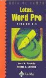 GUIA DE CAMPO LOTUS WORD PRO V.9.5 | 9788478974207 | COVIELLA, JOSE M.