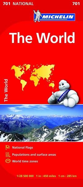 MAPA NACIONAL EL MUNDO  **701-MICHELIN** | 9782067170391 | MICHELIN