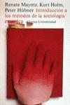 INTRODUCCION A LOS METODOS DE LA SOCIOLOGIA EMPIRI | 9788420621319 | MAYNTZ, RENATE ; HOLM, KURT ; HUBNER, PE
