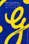 ACTUALIDAD DE LO BELLO, LA | 9788475096797 | GADAMER, HANS-GEORG