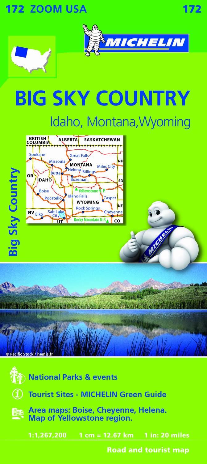 MAPA ZOOM USA BIG SKY COUNTRY 11172 | 9782067190801 | VARIOS AUTORES