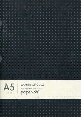 LLIBRETA PAPER OH BLACK ON GREY A5 LINED | 9781439792421