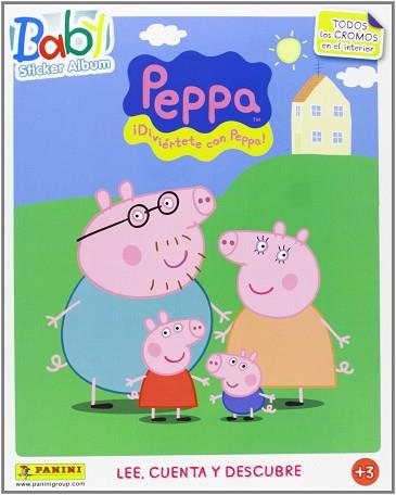 DIVIERTETE CON PEPPA - BABY STICKER ALBUM. LEE, CUENTA Y DESCUBRE | 9788427867093 | VV.AA.