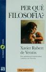 PER QUE FILOSOFIA ? (CANGUR) | 9788429739138 | RUBERT DE VENTOS, XAVIER