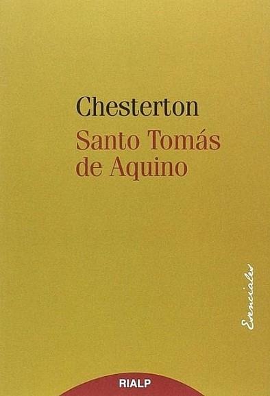SANTO TOMÁS DE AQUINO | 9788432146909 | CHESTERTON, G.K