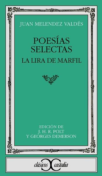 POESIAS SELECTAS (MELENDEZ VALDES) (CC 108) | 9788470393785 | MELENDEZ VALDES, JUAN