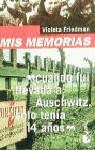 MIS MEMORIAS (BOOKET) | 9788408023258 | FRIEDMAN, VIOLETA